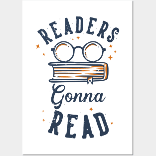 Vintage Readers Gonna Read // Funny Book Lover Posters and Art